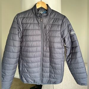 NWT Bauer Men's Dark Gray Quilted Puffer Jacket